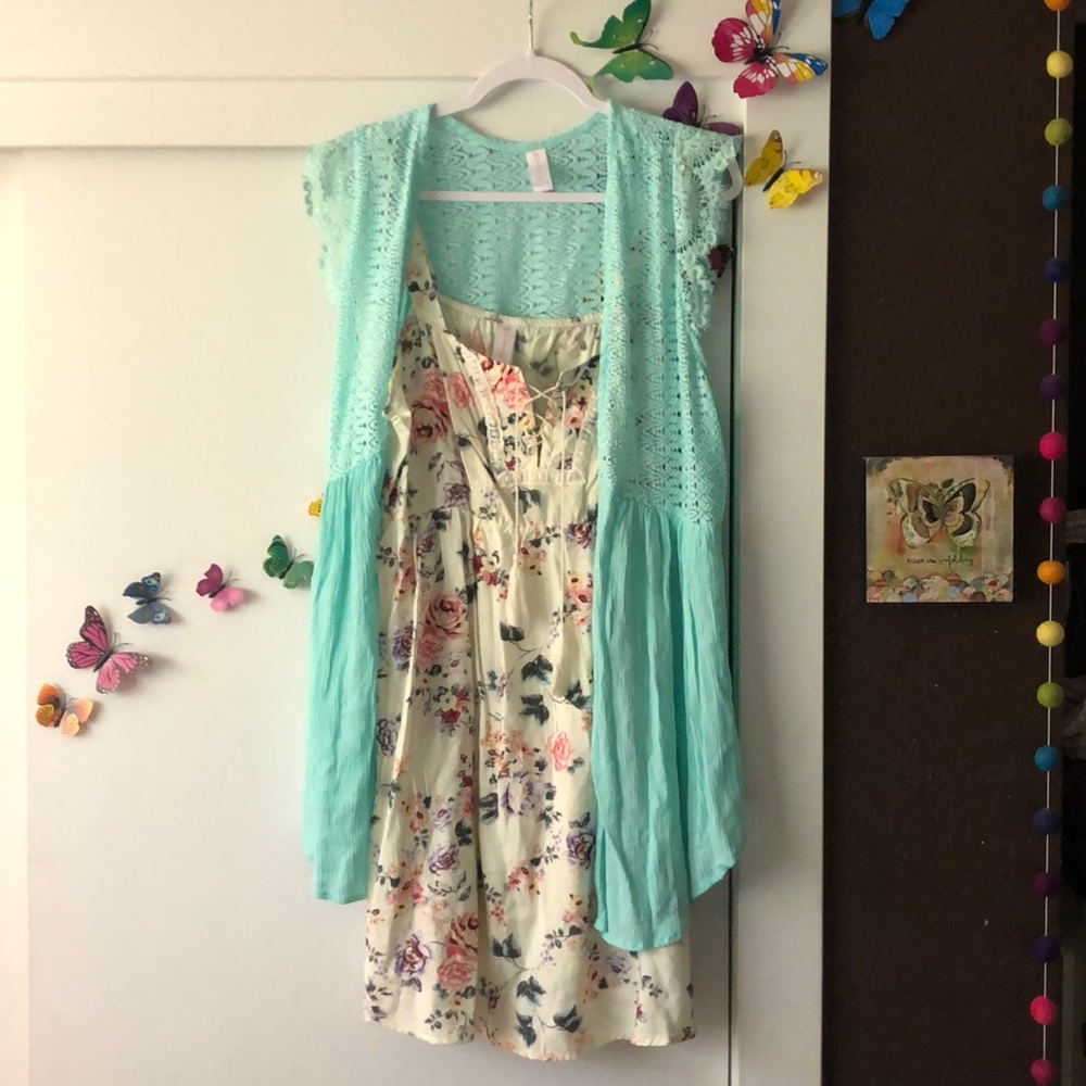 Darling sundress with matching vest